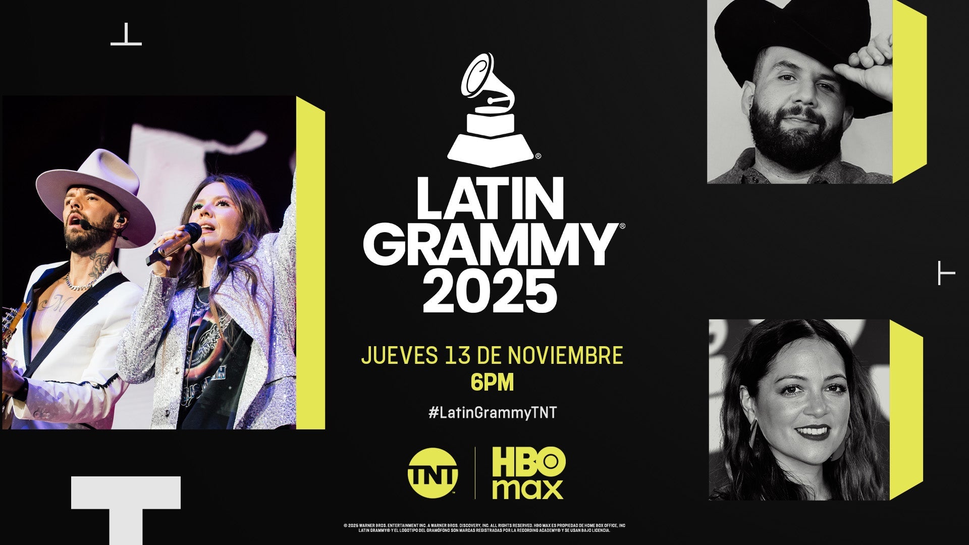 La completa cobertura del Latin GRAMMY® comienza en TNT y HBO Max con el Pre Show PUNTO DE ENCUENTRO