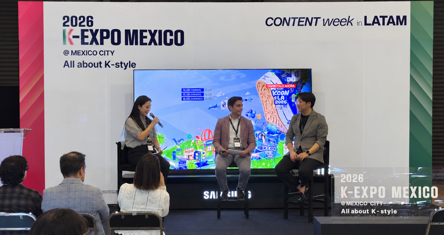 Samsung TV Plus y CJ ENM destacan estrategia de localización y FAST para América Latina en K-Expo México 2026