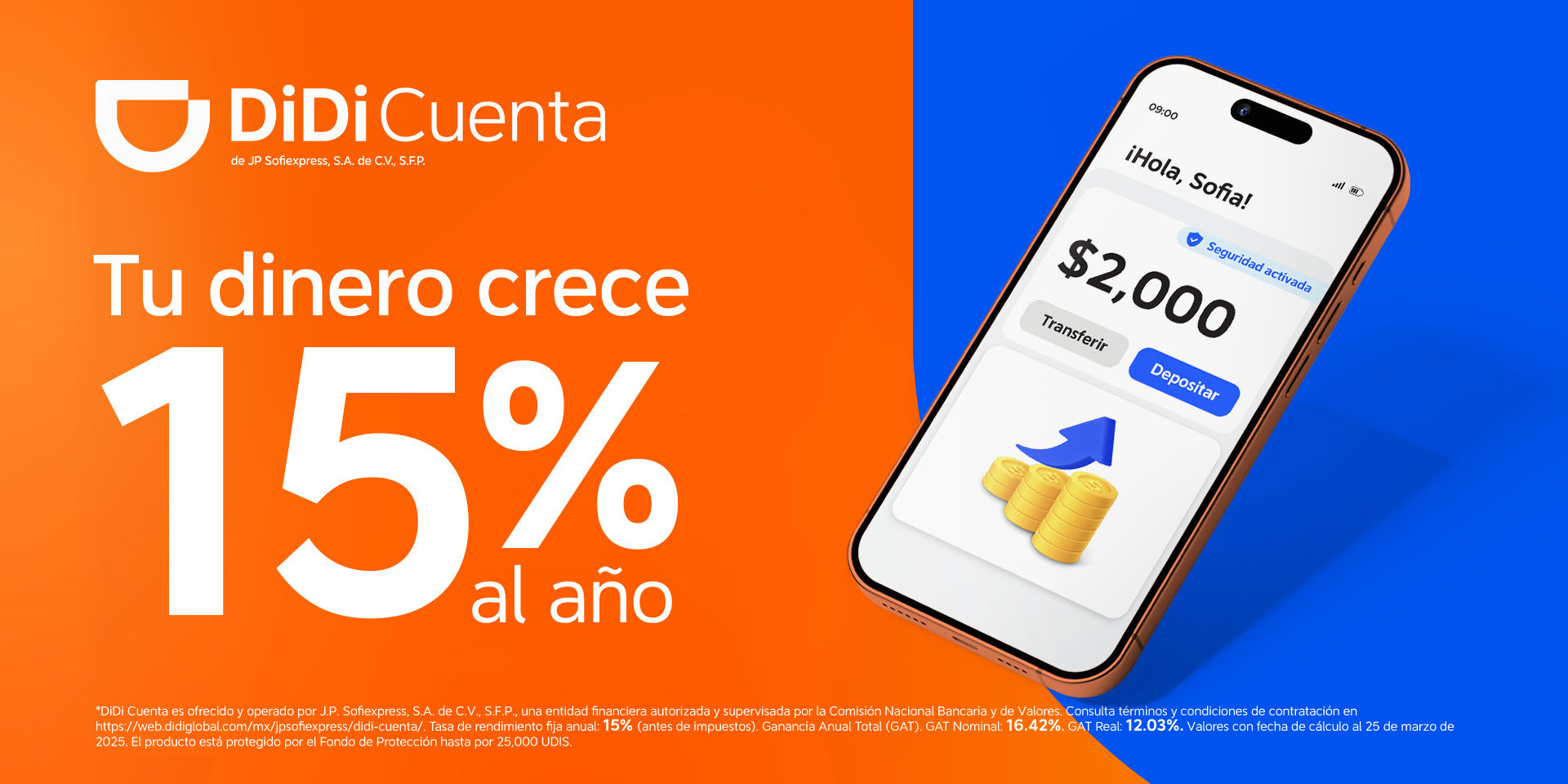 DiDi consolida su presencia en servicios financieros en México con el lanzamiento de DiDi Cuenta: la cuenta digital con el rendimiento más alto del país