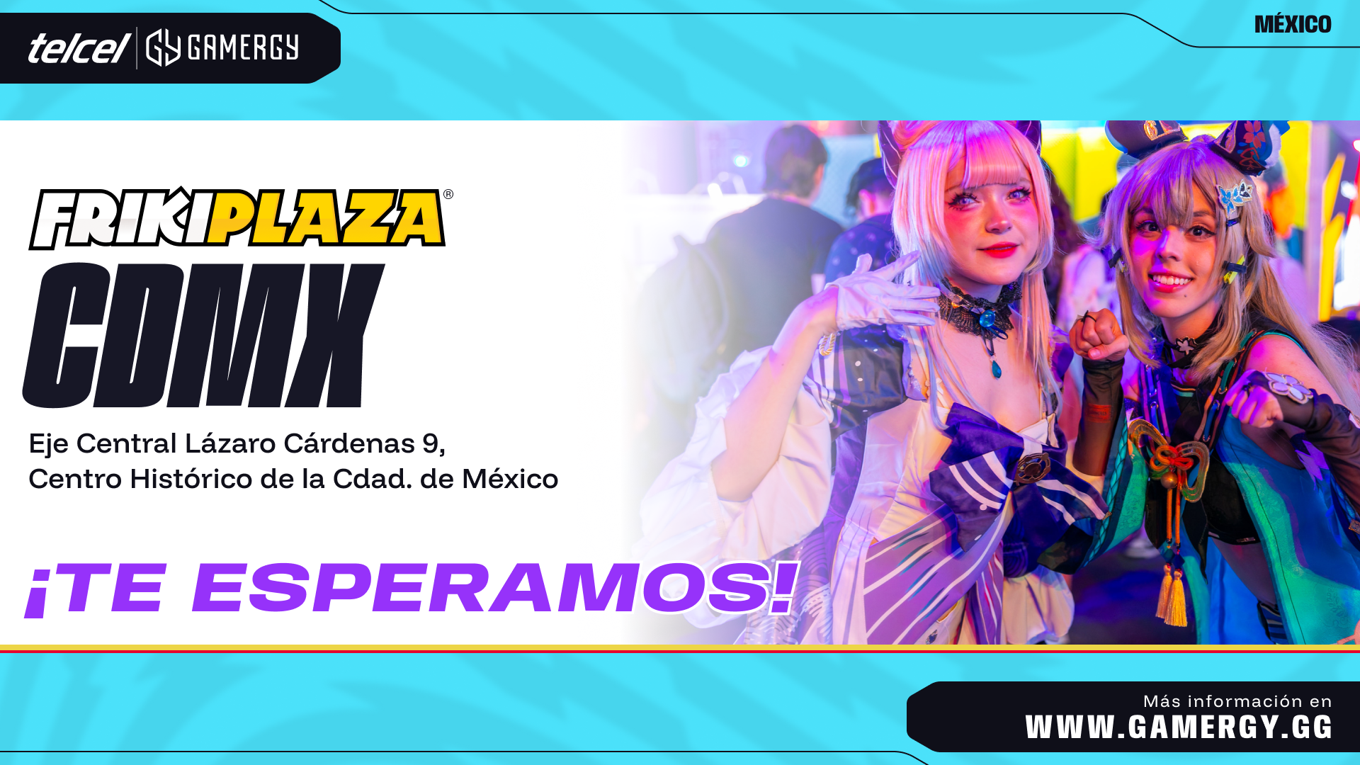 Telcel GAMERGY lleva la experiencia gamer a la FrikiPlaza de Ciudad de México