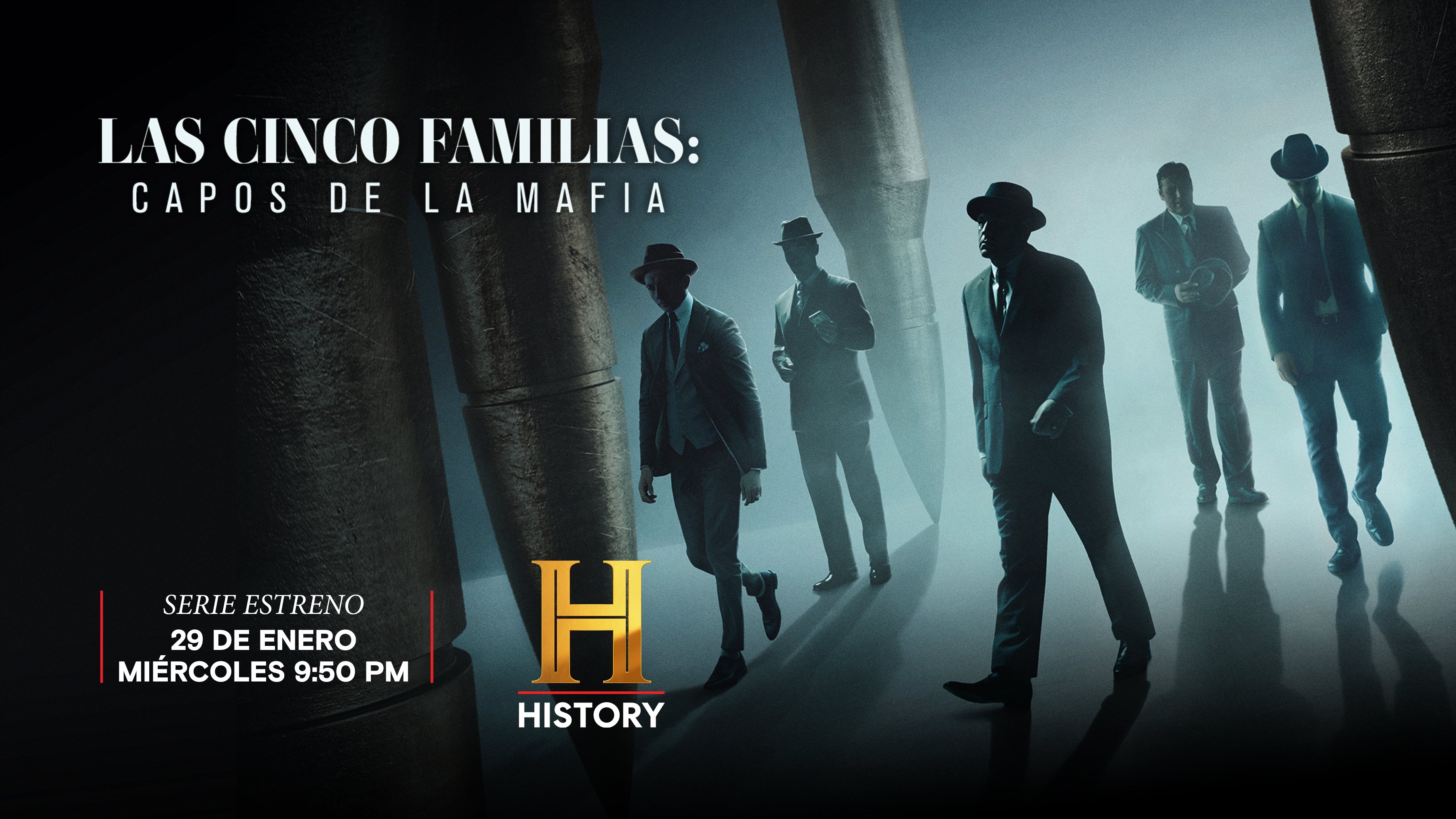 HISTORY ESTRENA LA MINISERIE DOCUMENTAL DE TRES PARTES “LAS CINCO FAMILIAS: CAPOS DE LA MAFIA”