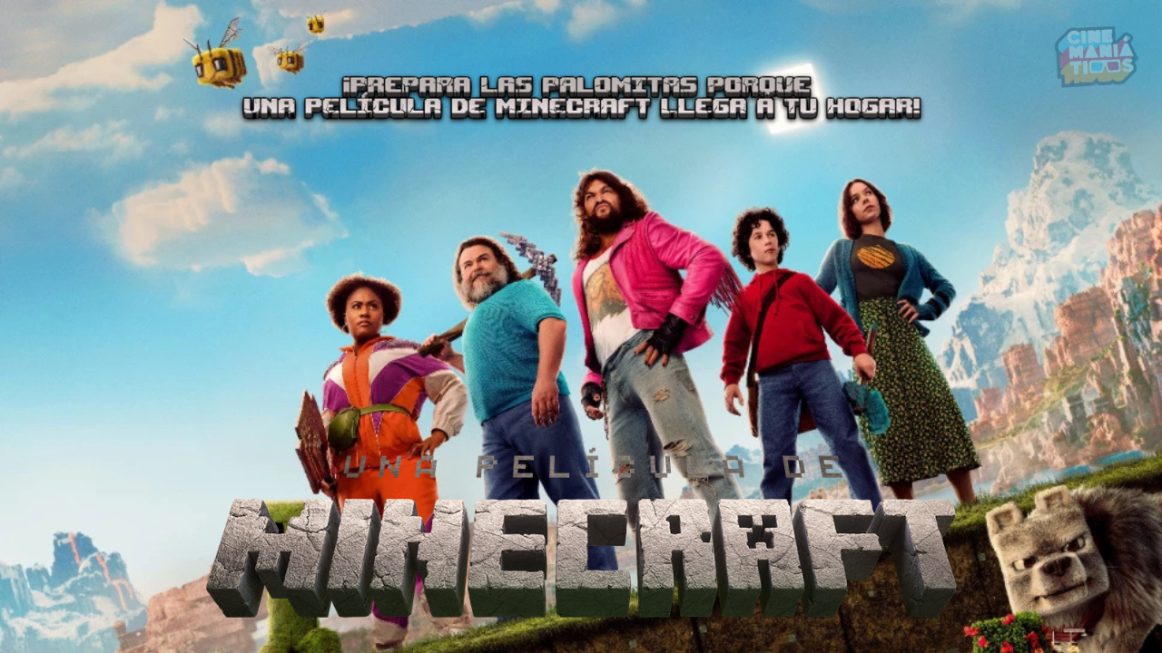 ¡Prepara las palomitas porque Una Película de Minecraft llega a tu hogar!