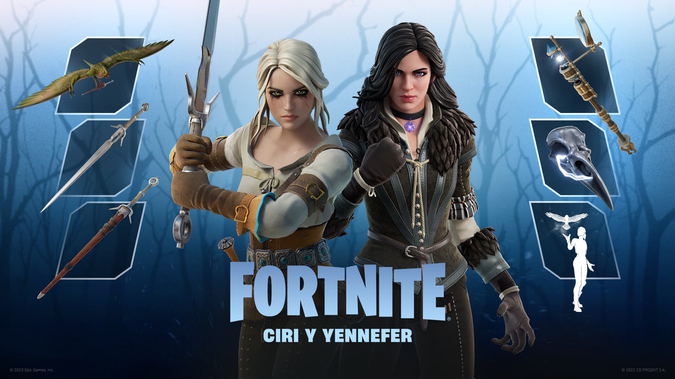 Sigue tu destino en Fortnite con Ciri y Yennefer de Vengerberg - ¡Ya disponible!