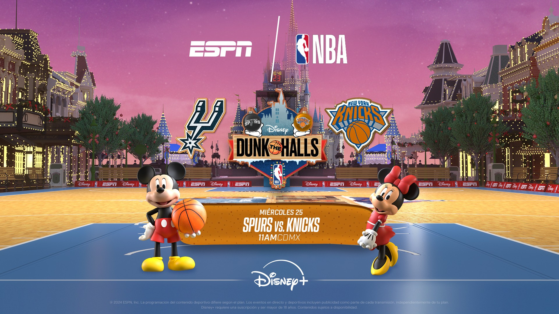 ¡Estas fiestas no adornes… encesta! ESPN trae la NBA en Navidad a Disney+