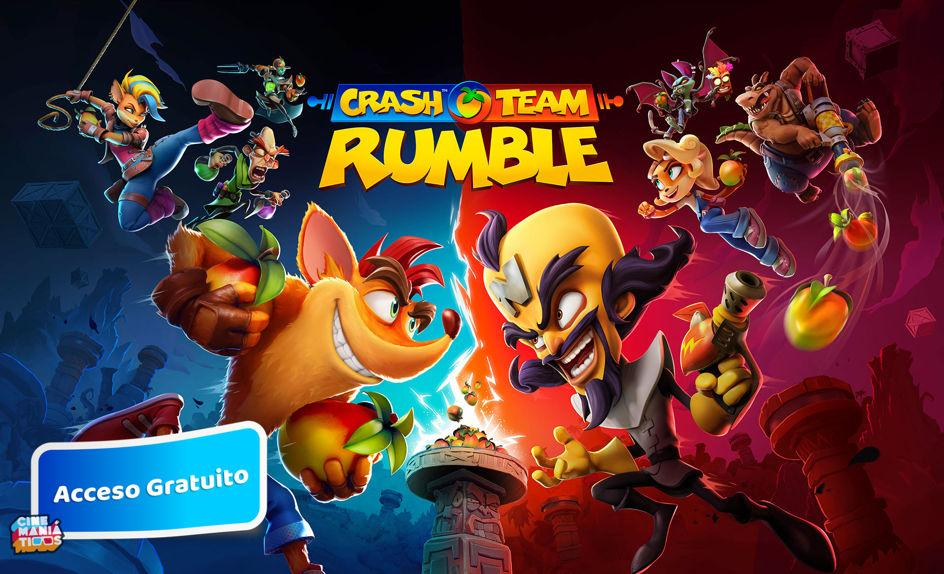 Agrúpate y disfruta del acceso gratuito por tiempo limitado de Crash Team Rumble