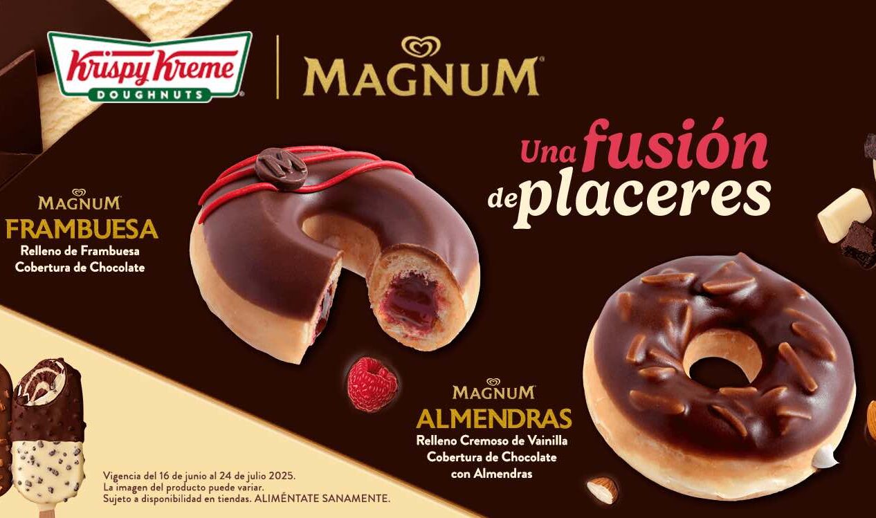 ¡Placer en cada mordida! Krispy Kreme® y Magnum® lanzan una colaboración irresistible