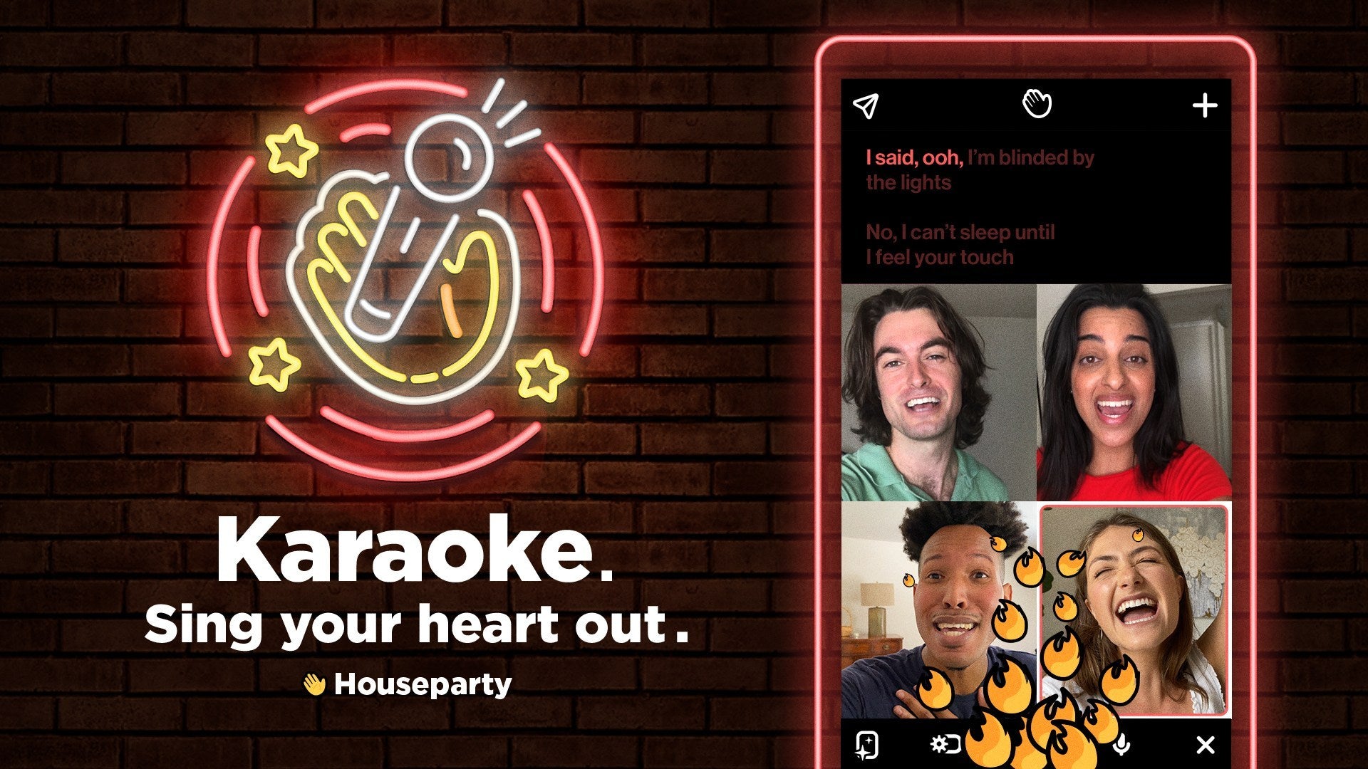 ¡Es hora de Karaoke en Houseparty!