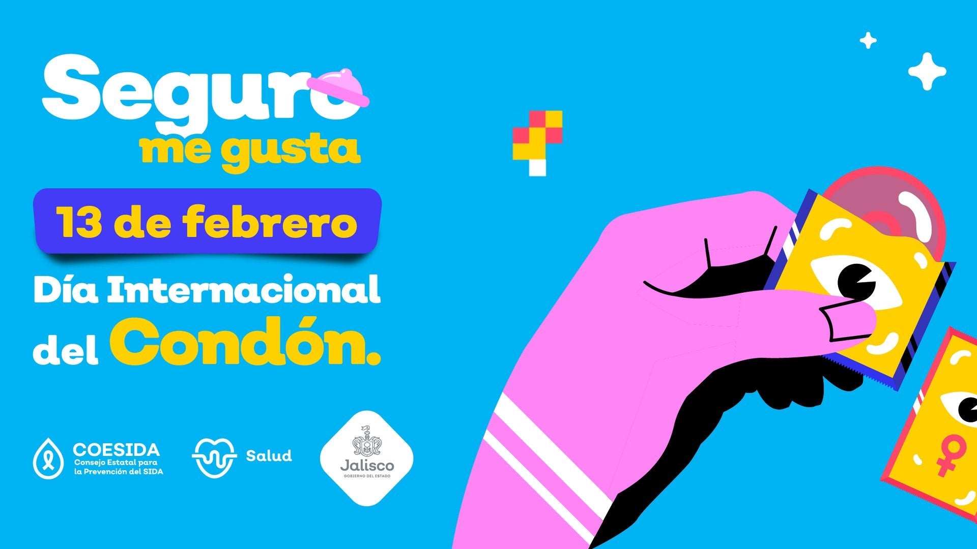 Es el 13 de febrero ¡Día del Condón!