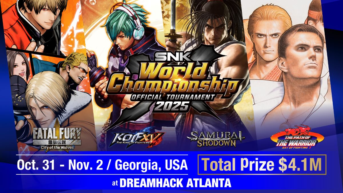 ¡Un premio total de 4.1 millones de dólares! ¡Más detalles anunciados del SNK World Championship 2025!