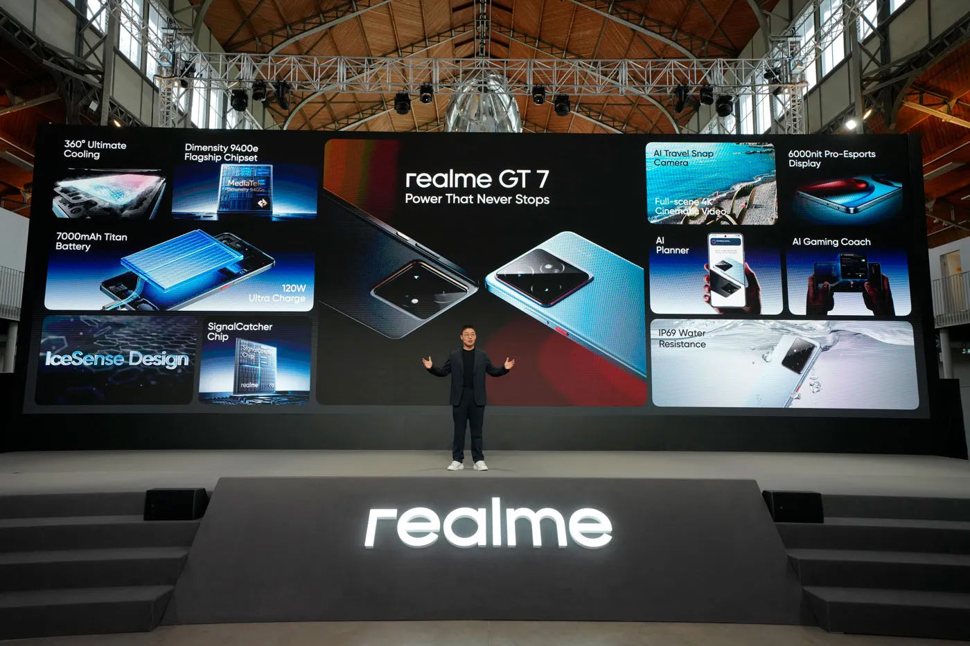 El Poder que Nunca se Detiene: El Flagship Killer  2025 el realme GT 7 Series Hace su Debut Global en París.