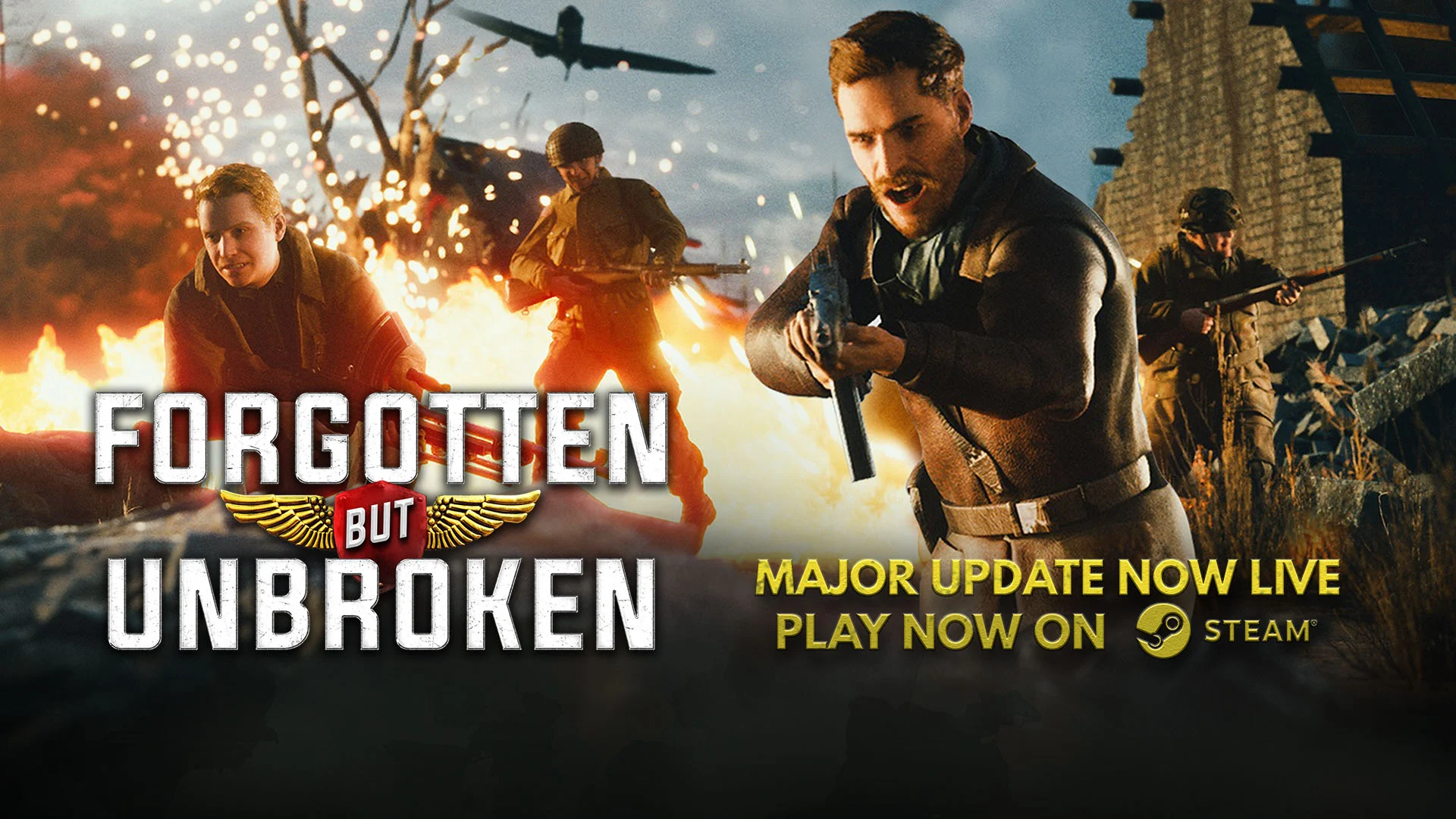 Forgotten But Unbroken, videojuego de estrategia de la WWII, recibe una importante actualización
