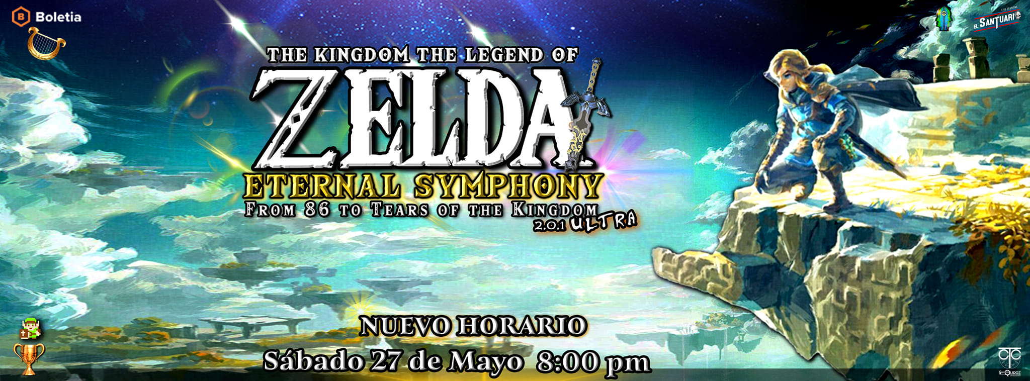 Concierto orquestal de The Legend of Zelda en CDMX: Torneo, Rifa y Cosplay