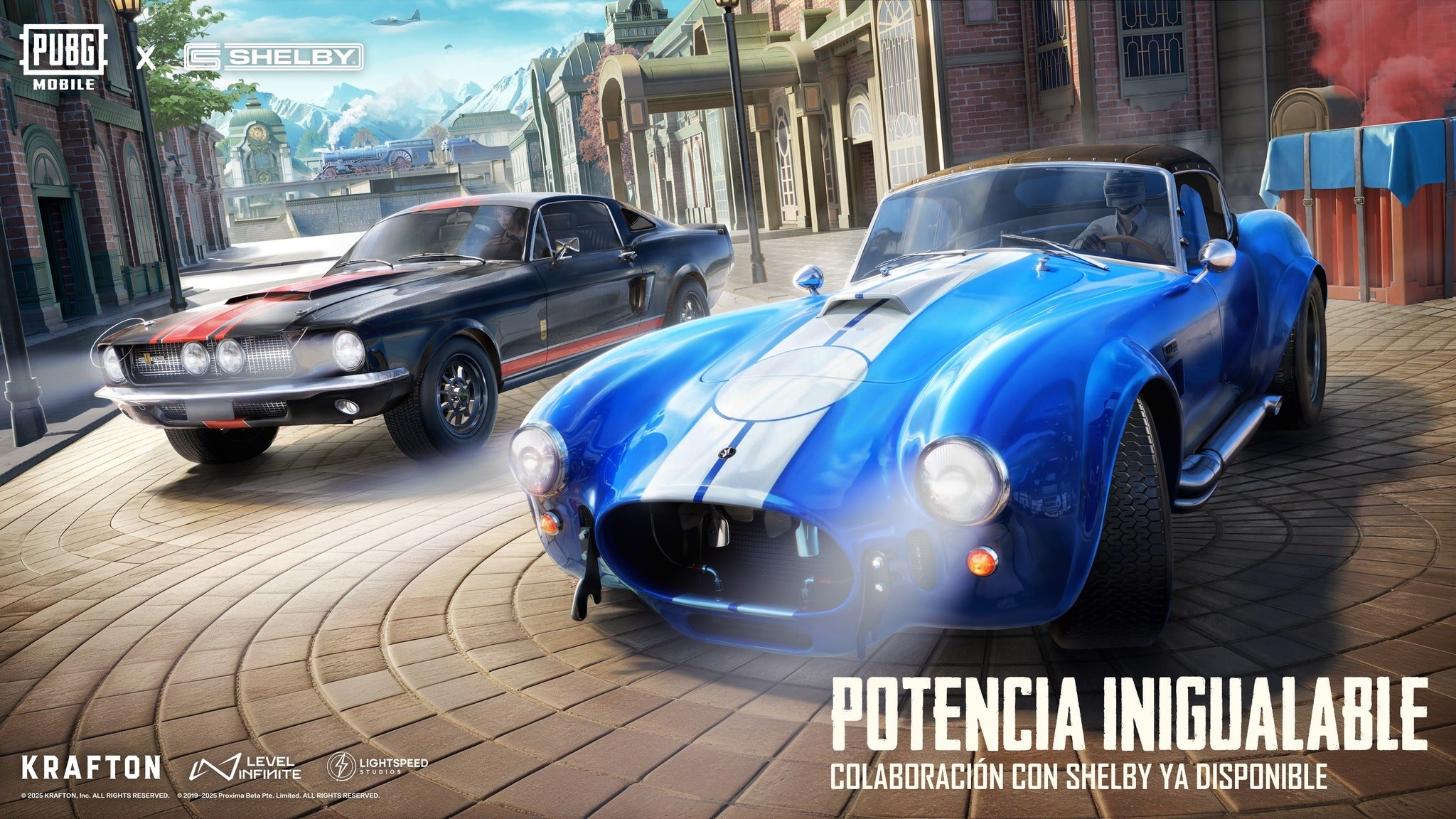 PUBG MOBILE se asocia con Shelby American para llevar coches clásicos al campo de batalla