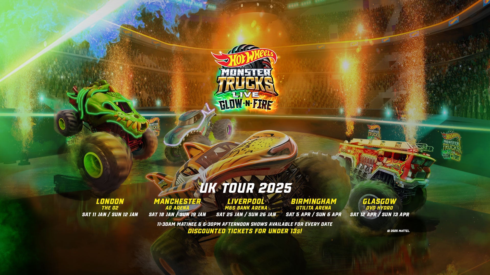 HOT WHEELS regresa a México con su nuevo show: Glow-N-Fire