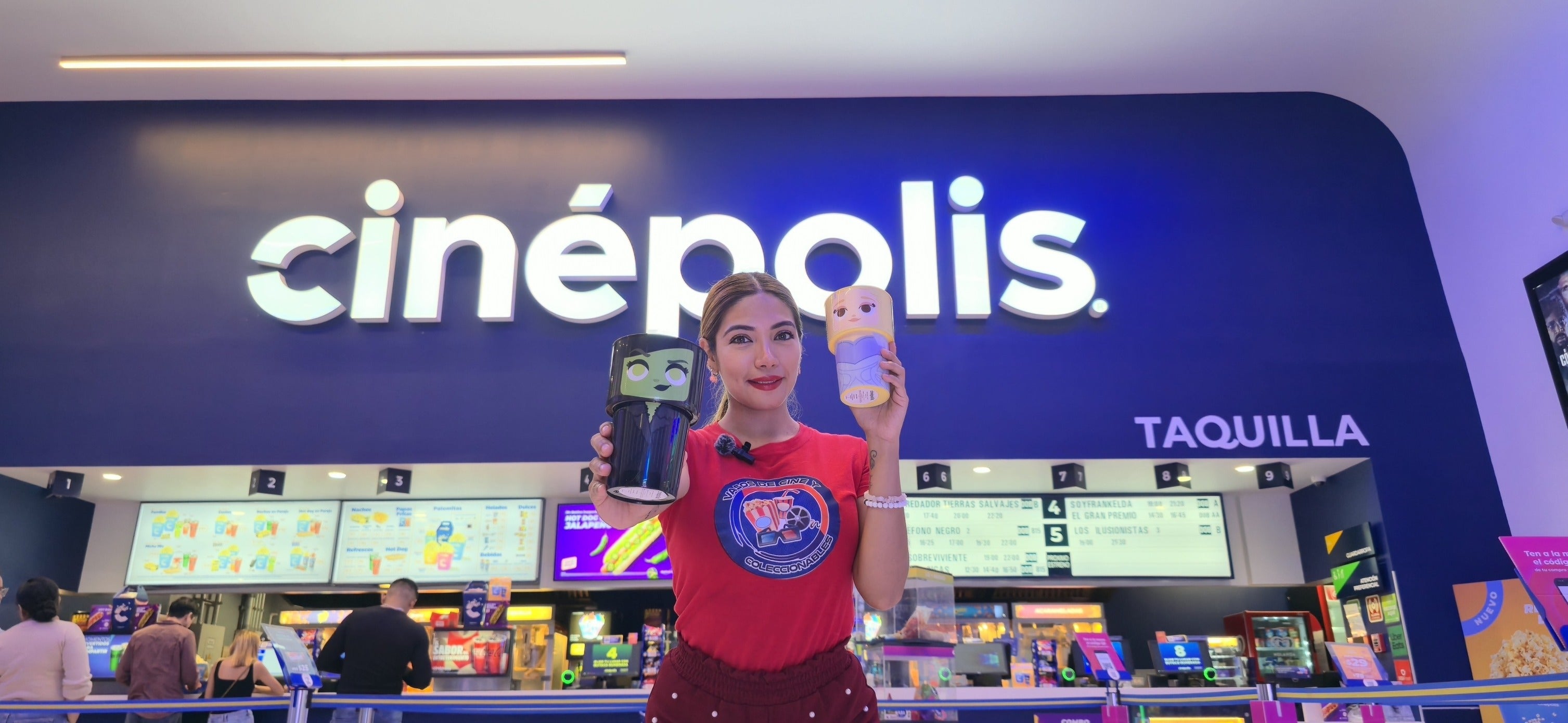 Vasos promocionales Cinépolis de Wicked: Por Siempre