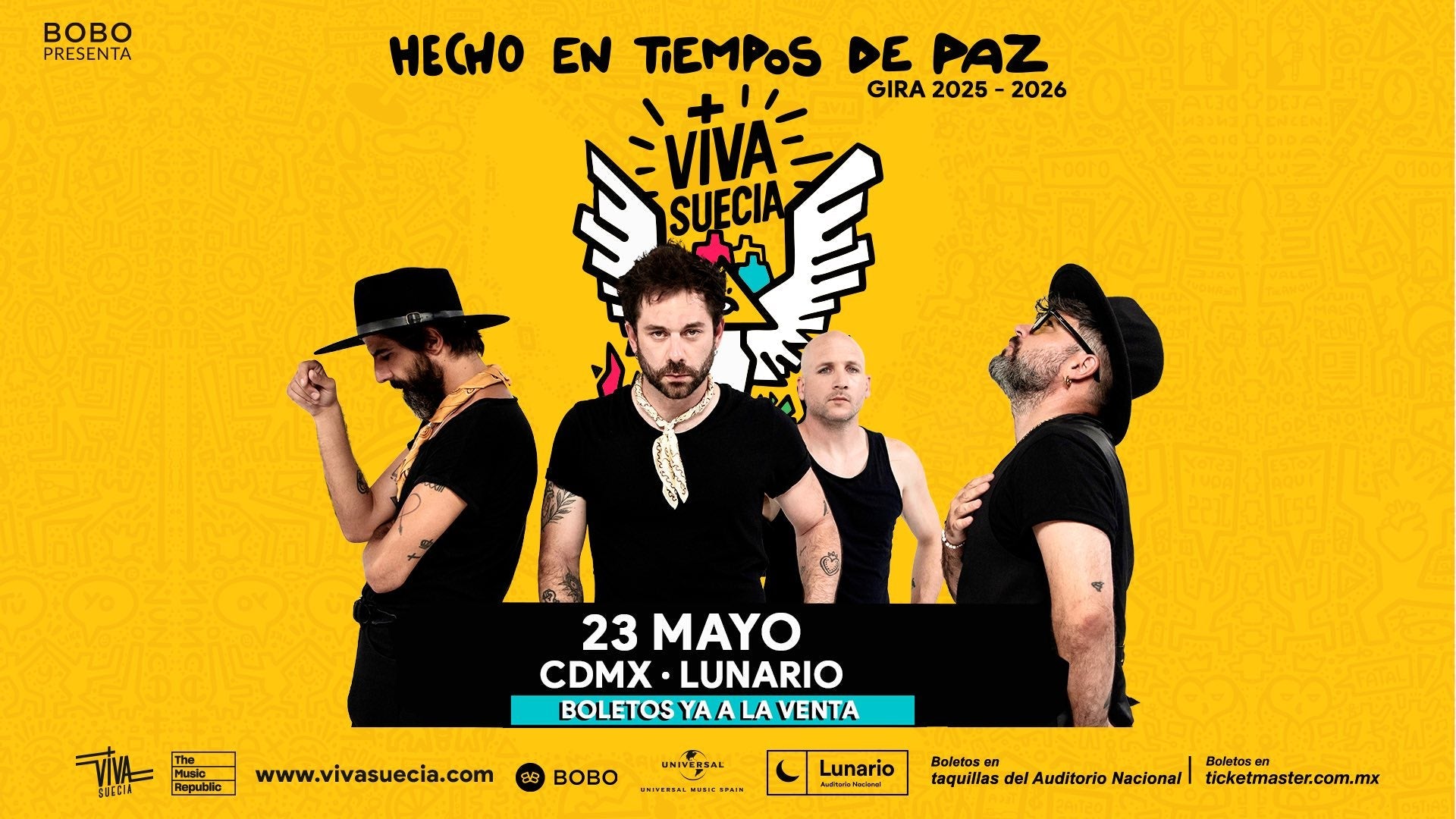 VIVA SUECIA CONQUISTA MÉXICO Y PRESENTA SU NUEVA ERA MUSICAL
