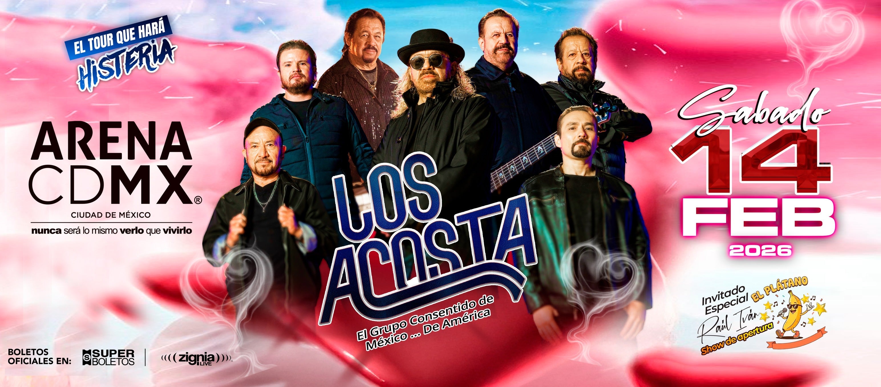 El Romanticismo llego a la ARENA CDMX con Los Acostas