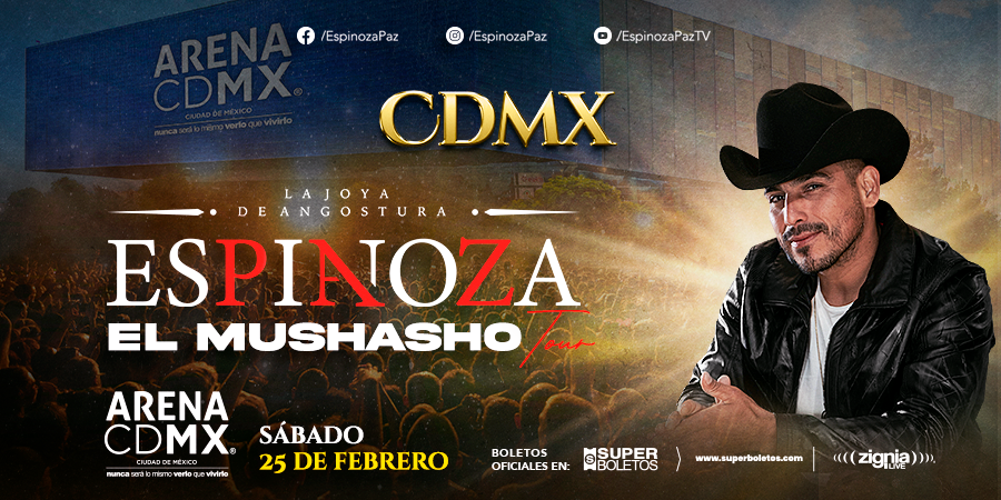 Espinoza Paz en la Arena CDMX - 25 de febrero 2023