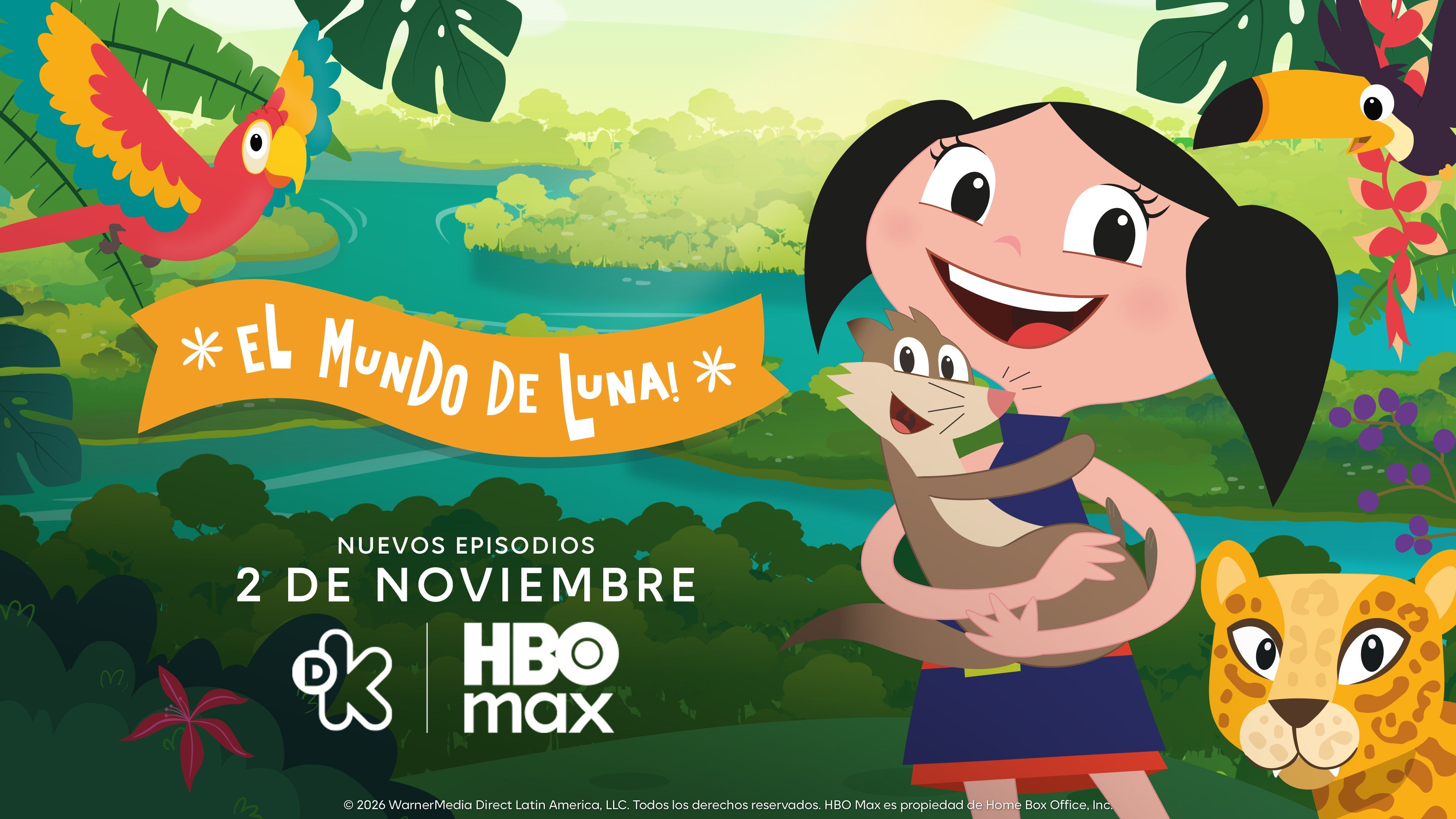 DISCOVERY KIDS Y HBO MAX ANUNCIAN EL REGRESO DE ‘EL MUNDO DE LUNA!’ CON UNA TEMPORADA ESPECIAL SOBRE LA AMAZONÍA