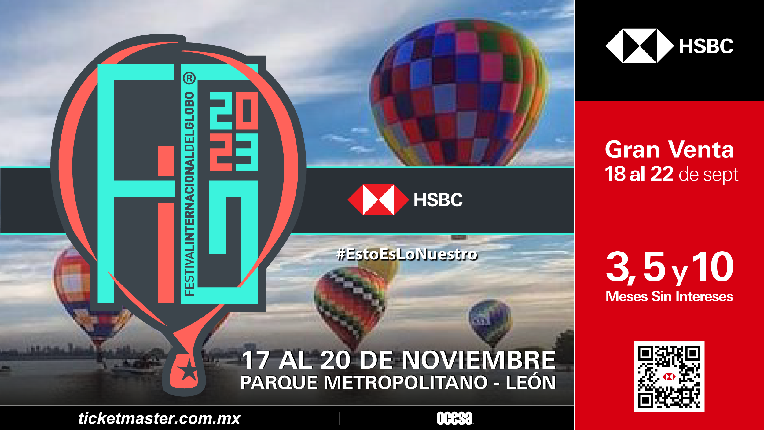 ¡EL FESTIVAL INTERNACIONAL DEL GLOBO REGRESA A LEÓN ESTE 2023! Presentado por HSBC