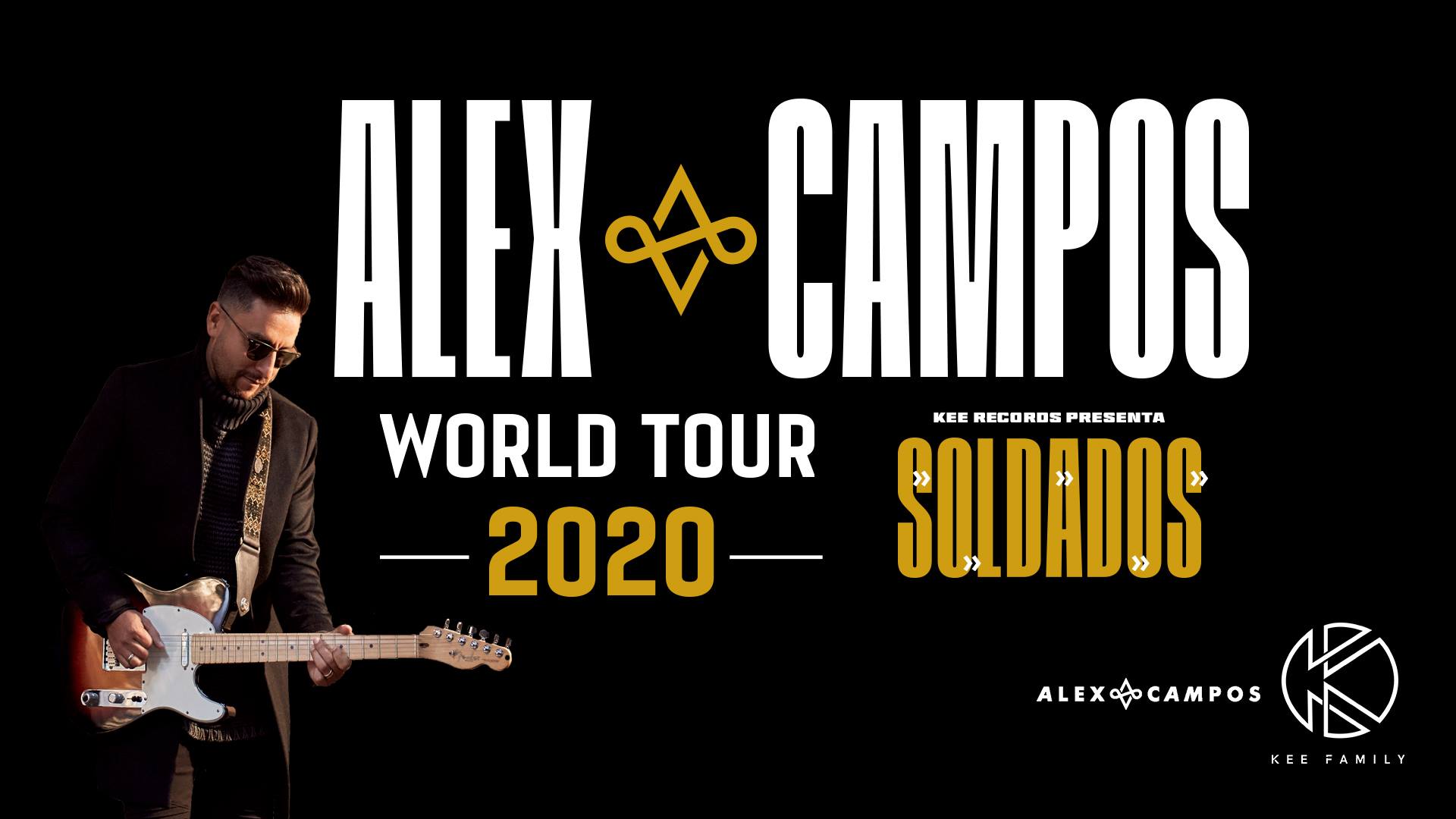 Alex Campos presenta su gira mundial “Soldados World Tour” en la Arena CMDX.