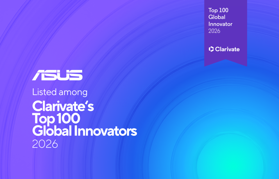 ASUS figura entre los 100 innovadores globales más importantes de Clarivate en 2026