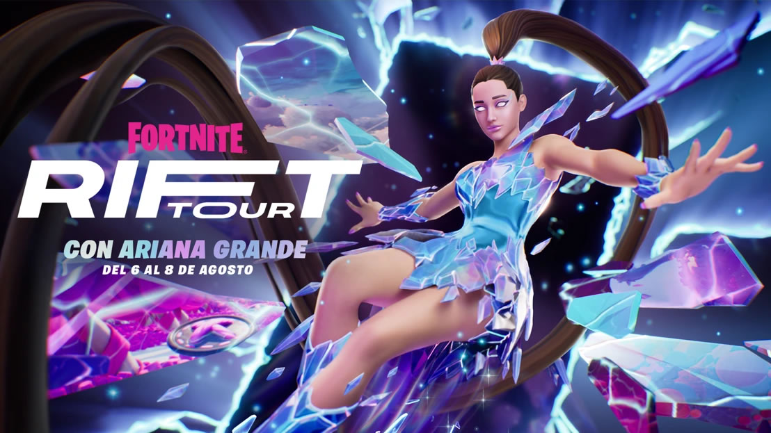 Ariana Grande llega al Rift Tour de Fortnite