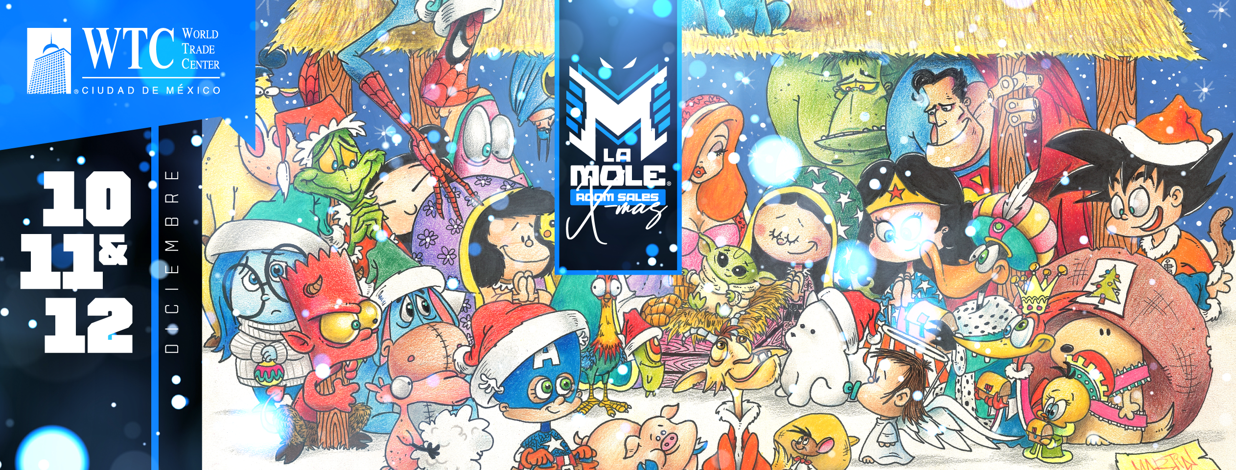Alista La Mole su versión navideña. Room Sales X-mas Edition.