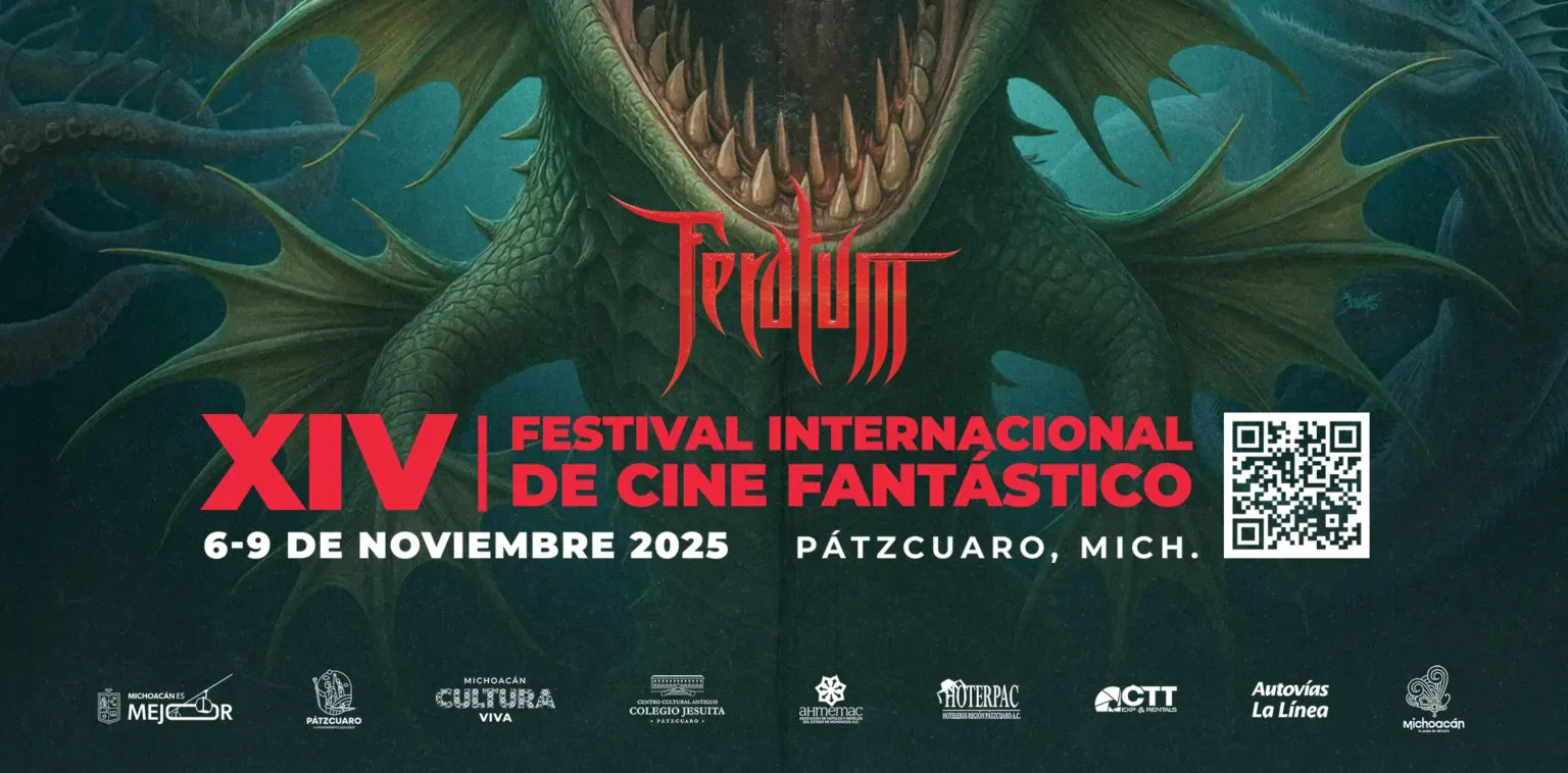 FERATUM FILM FEST 2025 revela su cartel e imagen oficial: monstruos marinos toman Pátzcuaro