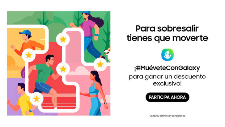 Samsung lanza el desafío #MuéveteConGalaxy e incentiva a los usuarios mexicanos a activarse por su salud y bienestar