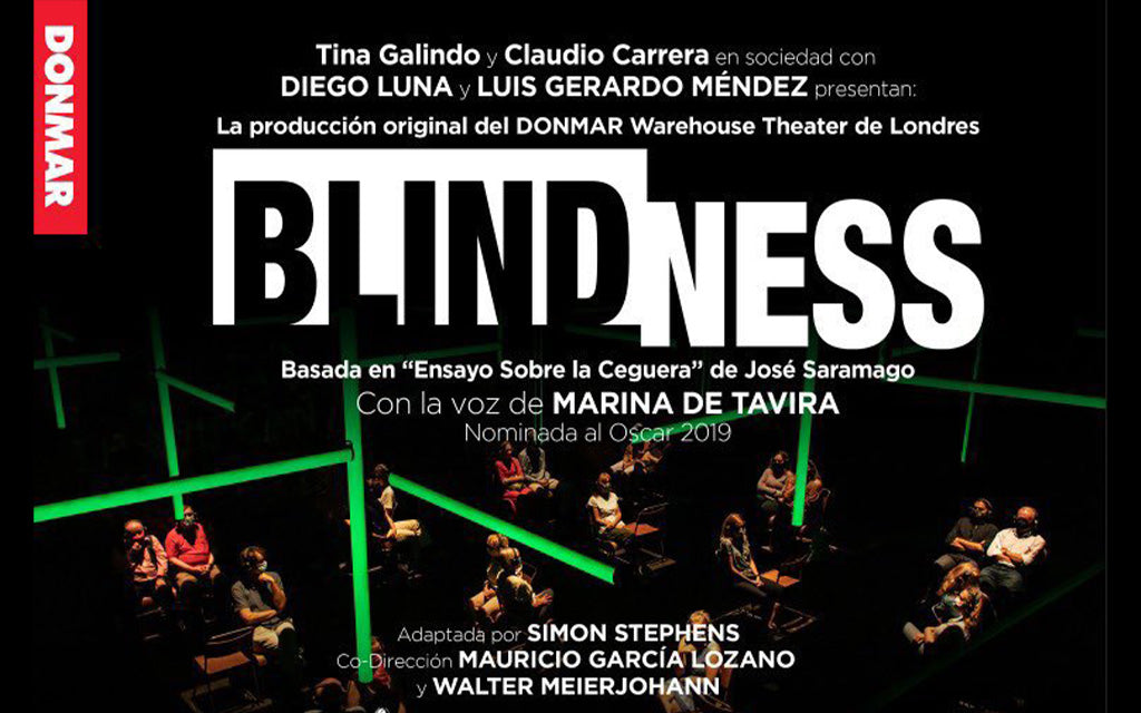 ANTONIO BANDERAS devela placa de 100 representaciones de BLINDNESS