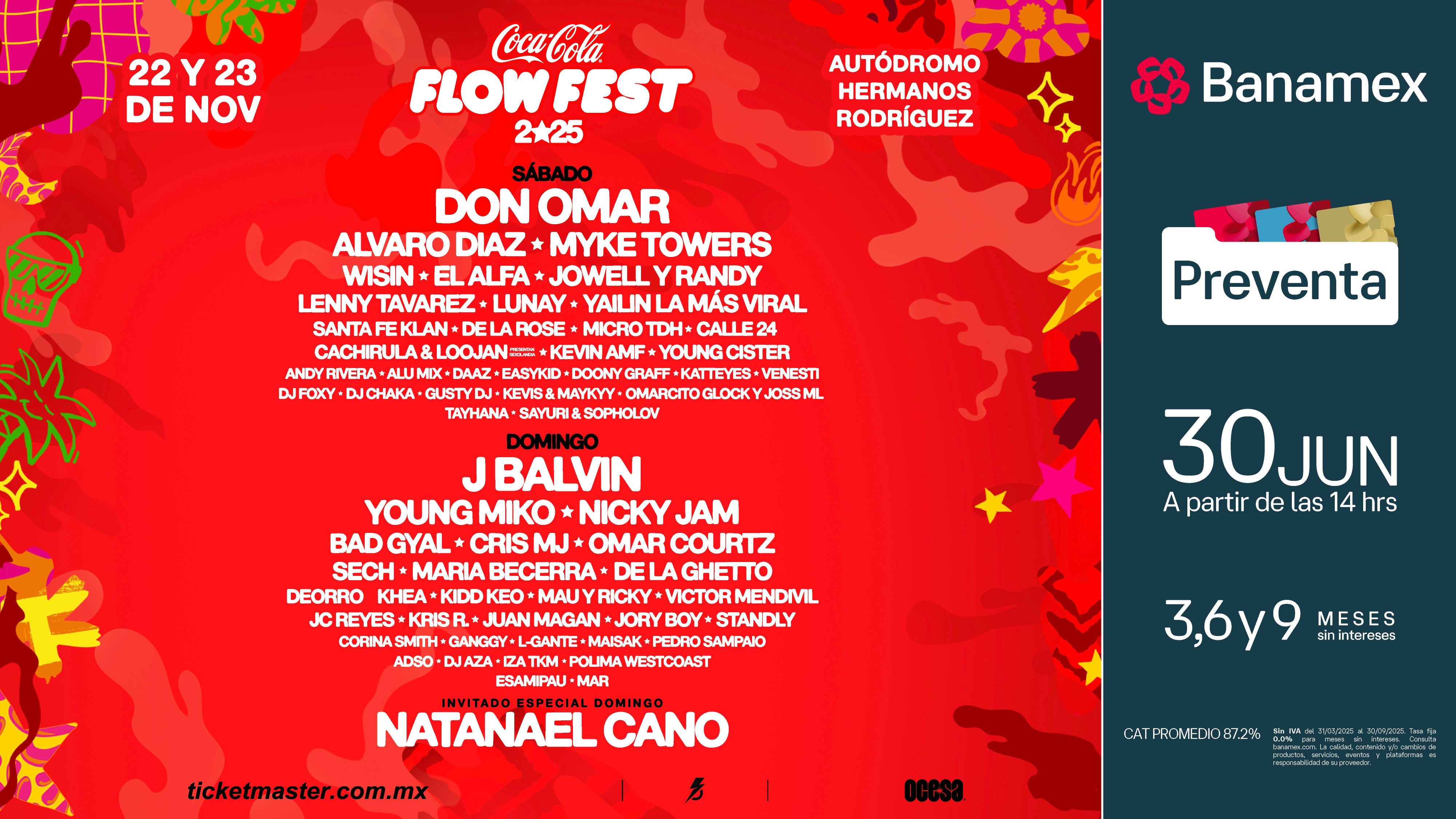 Coca-Cola Flow Fest revela su lineup para la edición 2025