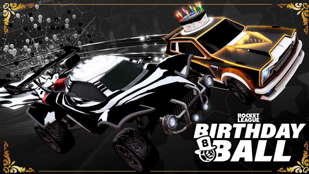 CELEBRA EL OCTAVO ANIVERSARIO DE ROCKET LEAGUE® CON EL EVENTO DE JUEGO BIRTHDAY BALL DISPONIBLE A PARTIR DE HOY