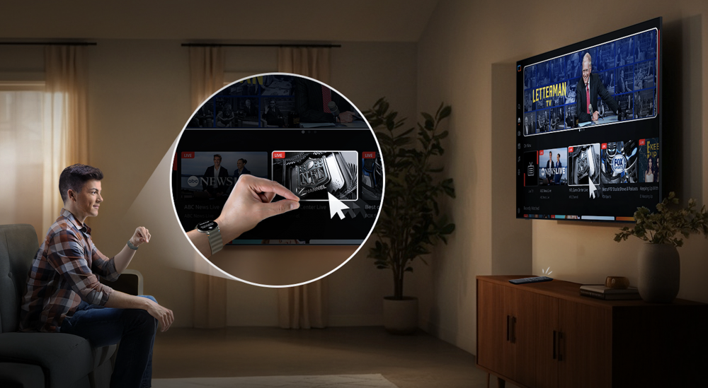 Así puedes controlar fácilmente tu pantalla QLED a través de tu Galaxy Watch o celular