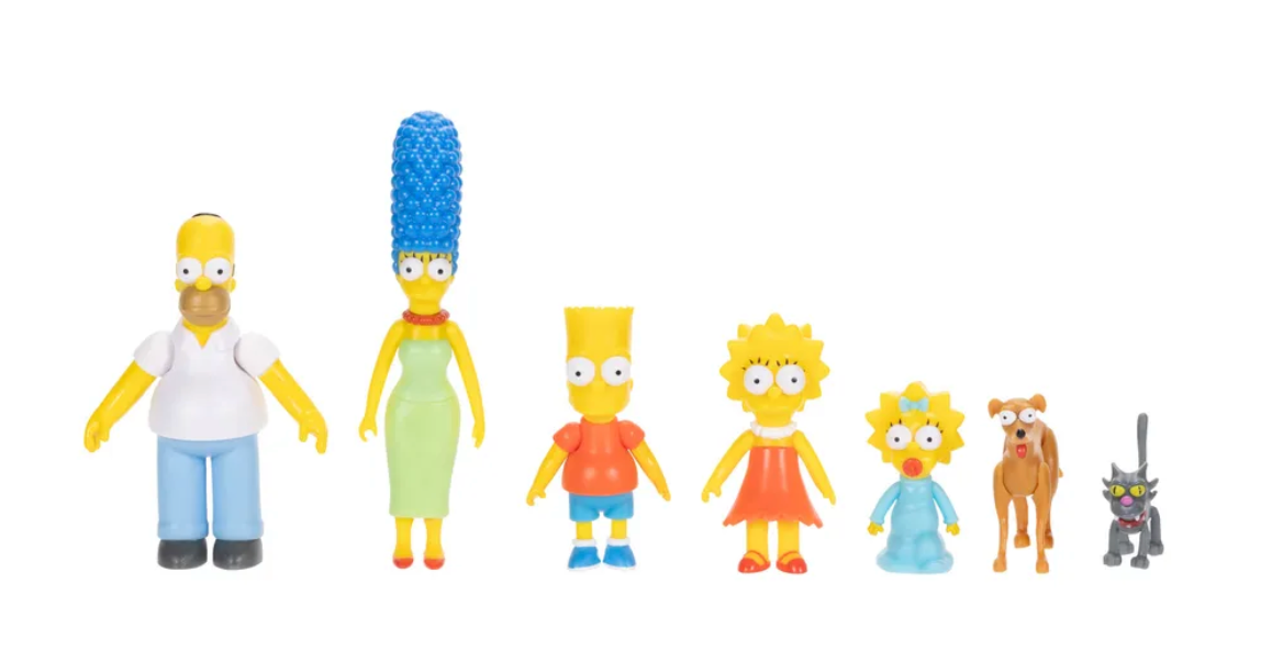 Jakks Pacific Inc., lanza los nuevos juguetes de la icónica serie The Simpsons