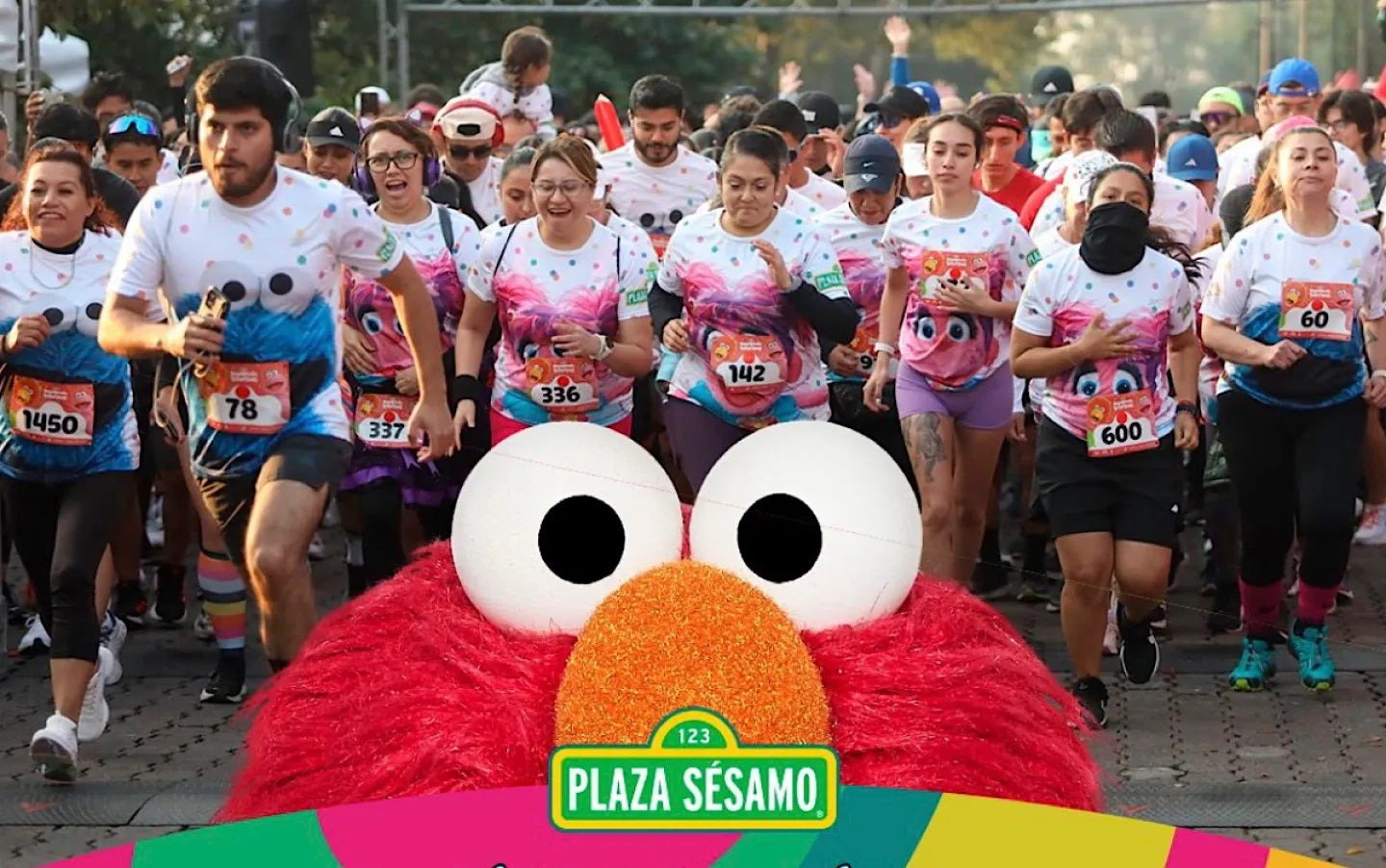 La Carrera Elmo 2026 llenó de diversión y experiencias en familia a la Ciudad de México
