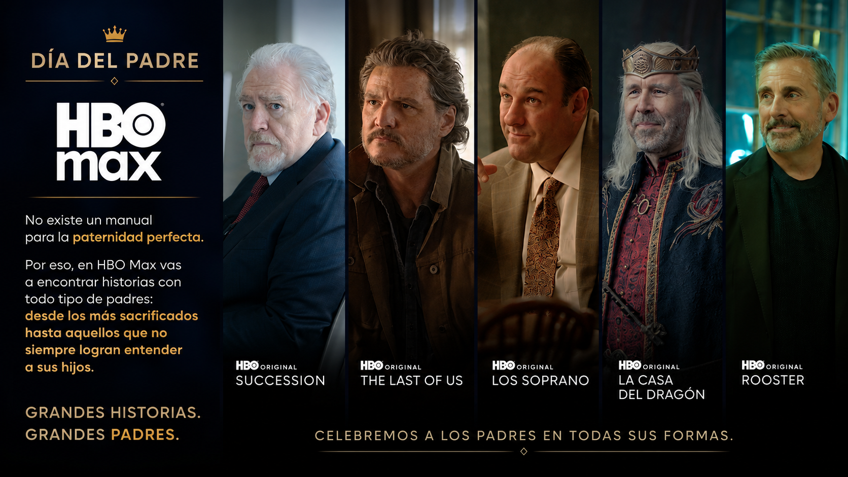 ¡FELIZ DÍA PAPÁ! CELEBRA SU DÍA CON LOS PADRES QUE HICIERON HISTORIA EN HBO MAX