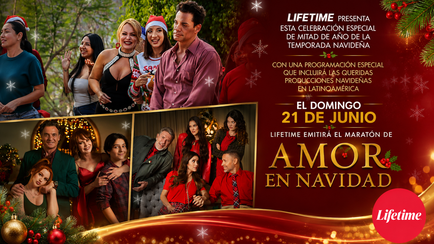 LIFETIME PRESENTA EL MARATÓN “AMOR EN NAVIDAD”