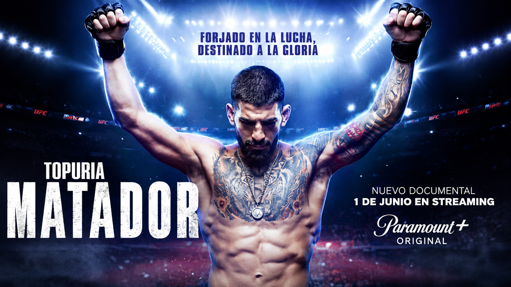 PARAMOUNT+ ANUNCIA LA FECHA DE ESTRENO DE TOPURIA MATADOR, UN RETRATO ÍNTIMO DEL CAMPEÓN DE LA UFC ILIA TOPURIA