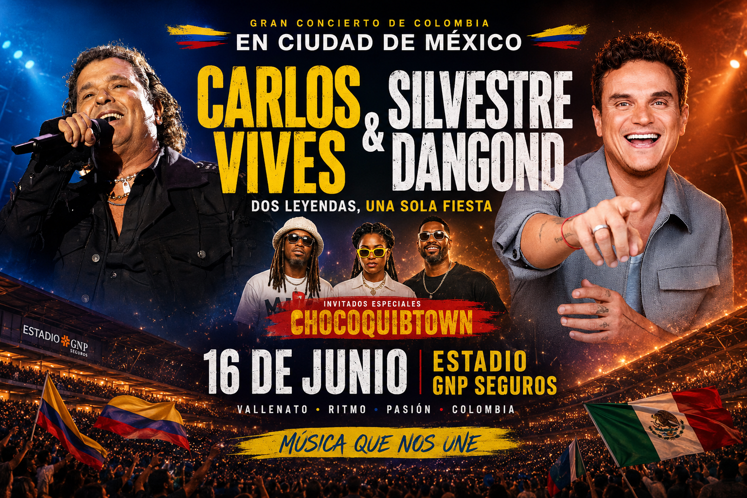 ¿Vale la pena Boxes Oro? Así vivimos el concierto de Carlos Vives y Silvestre Dangond en el Estadio GNP Seguros