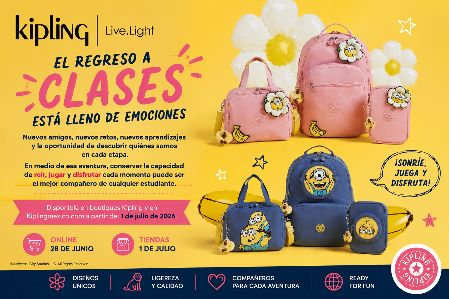Los Minions llegan al regreso a clases... y no vienen solos