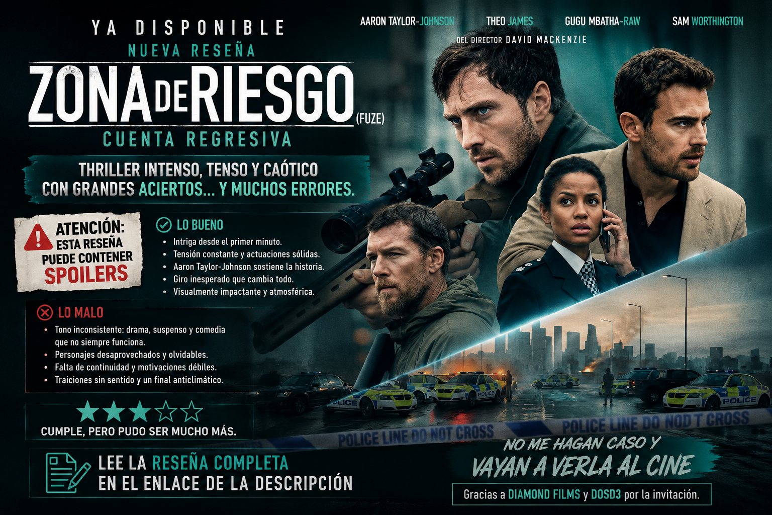 Reseña: Zona de riesgo (Fuze) | Puede contener spoilers