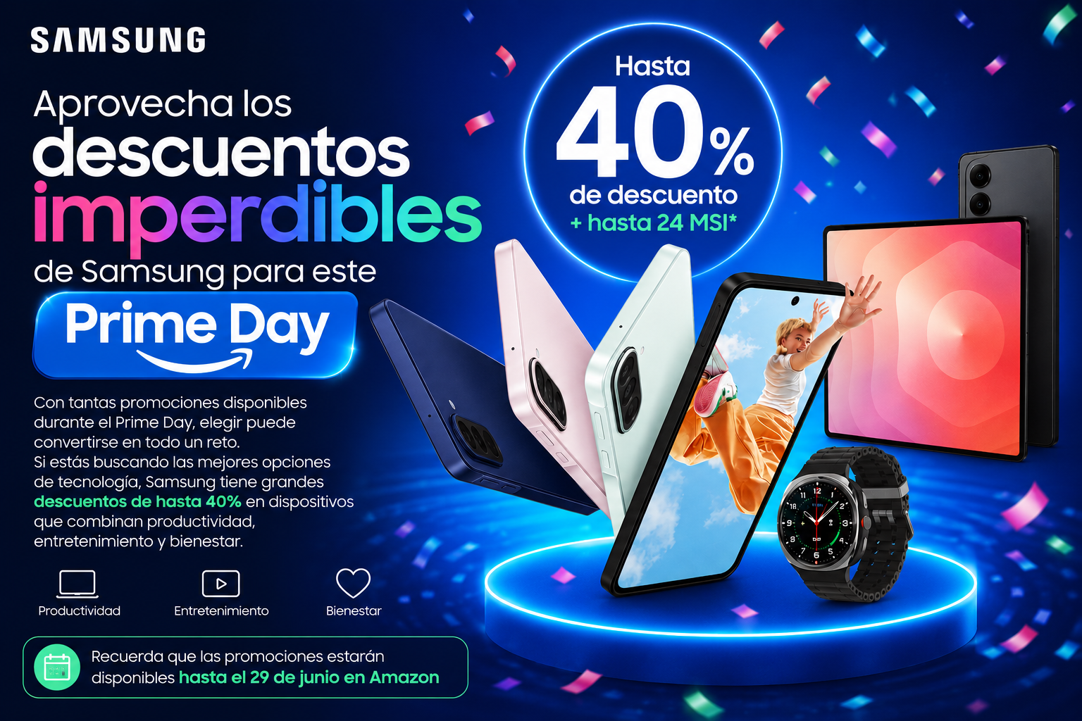 Samsung Prime Day | Descuentos imperdibles en tecnología