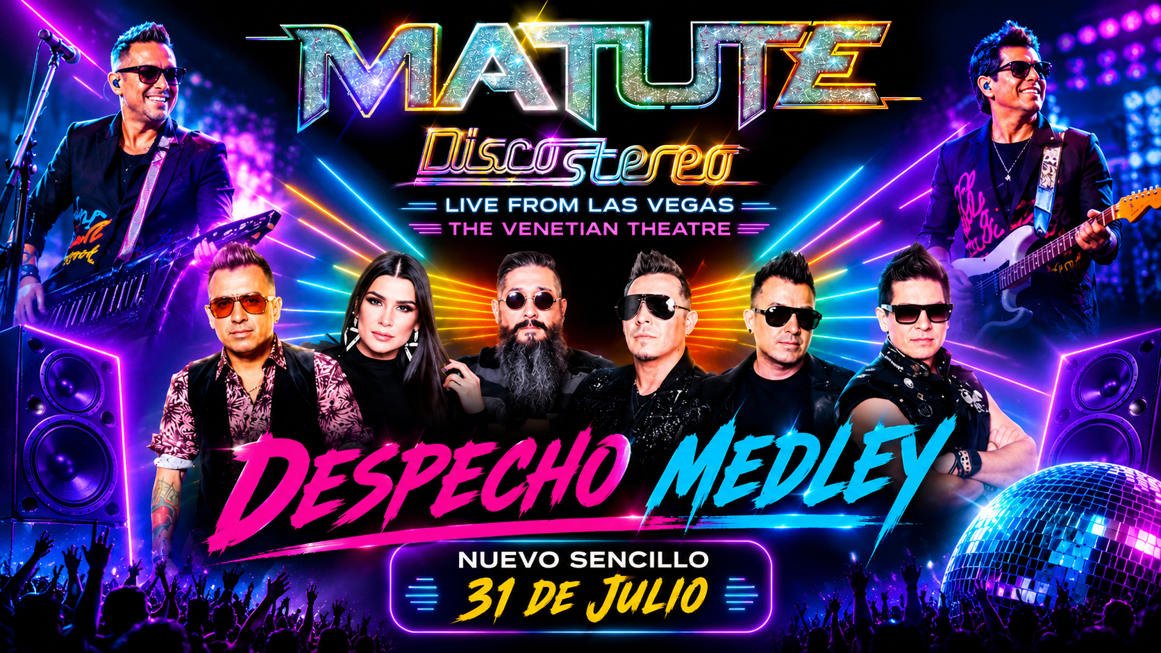 Matute presenta “Despecho Medley”, primer sencillo de Matute Disco Stereo Live From Las Vegas
