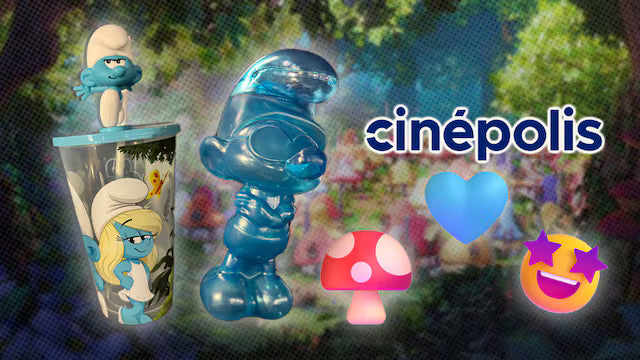 Los coleccionables de Los Pitufos llegan a Cinépolis