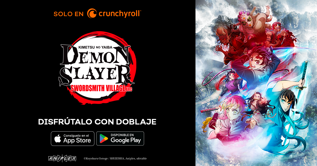 EL DOBLAJE DE DEMON SLAYER: KIMETSU NO YAIBA SWORDSMITH VILLAGE ARC SE LANZA EN EXCLUSIVA EN CRUNCHYROLL ESTE DOMINGO