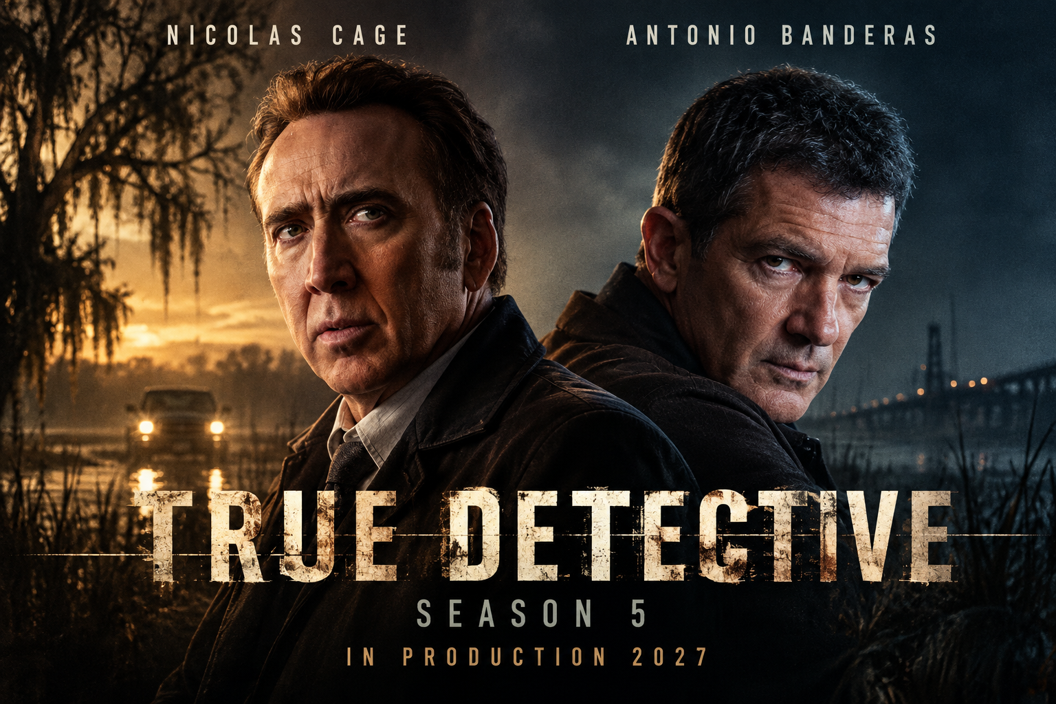 NICOLAS CAGE Y ANTONIO BANDERAS PROTAGONIZARÁN LA QUINTA TEMPORADA DE 'TRUE DETECTIVE', LA ACLAMADA SERIE ORIGINAL DE HBO