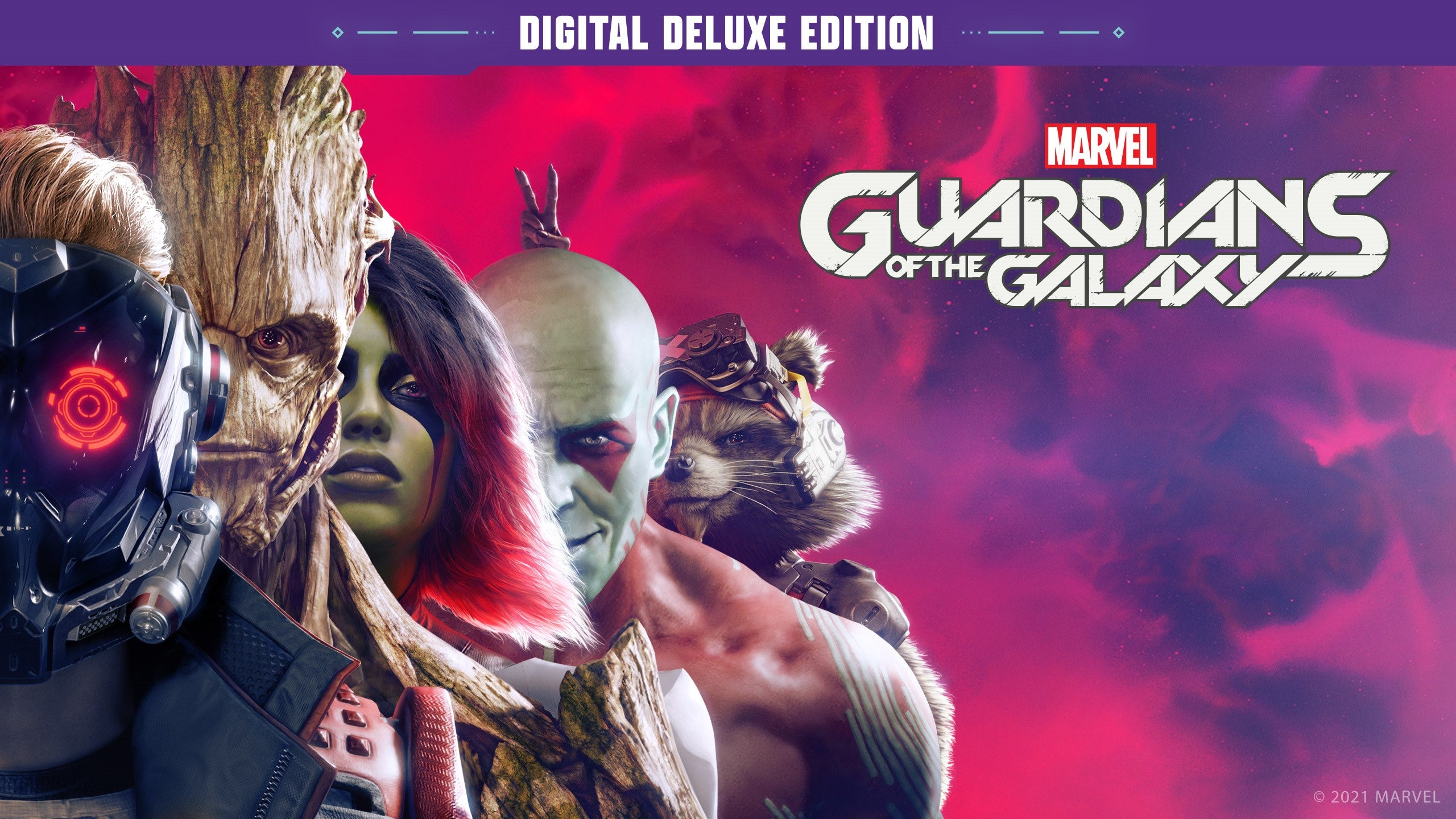 Reúnete con Star-Lord y su banda para echar un vistazo al plan de juego que te espera tras el lanzamiento de Marvel's Guardians Of The Galaxy el 26 de octubre