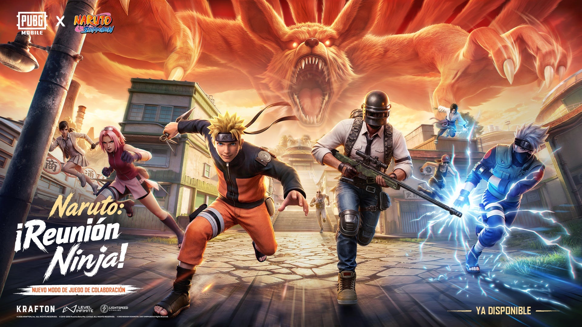 La actualización 4.5 de PUBG MOBILE llega con una de las colaboraciones más grandes de su historia junto a NARUTO SHIPPUDEN