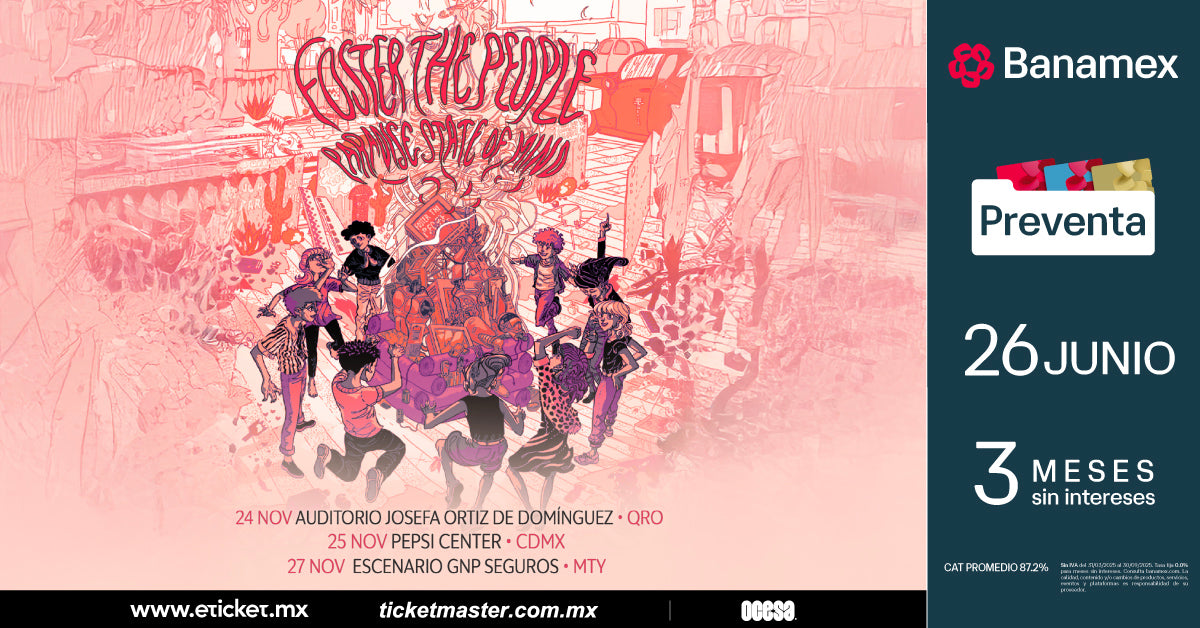 Foster The People presenta la etapa latinoamericana de Paradise State of Mind Tour